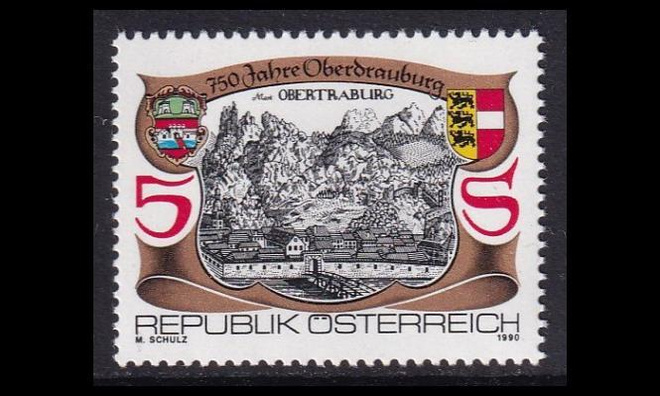 Itävalta 1996 ** Oberdrauburgin markkinointiyhteisö 750v (