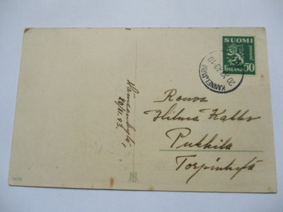 1943 Kanneljärvi kortilla