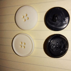 15-23mm nappi musta valkoinen harmaa puu - pikkukuva 2