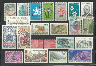 ANDORRA (RA) postituoreita merkkejä 22 erilaista **