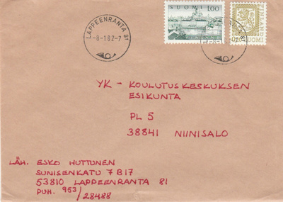Postileima, LAPPEENRANTA 81