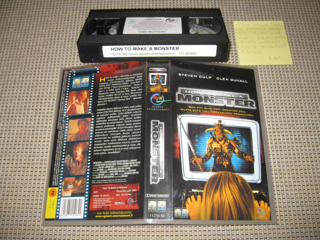 How to Make a Monster-VHS Suomikasetti, Egmont, Julie Strain