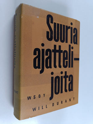 Will Durant : Suuria ajattelijoita