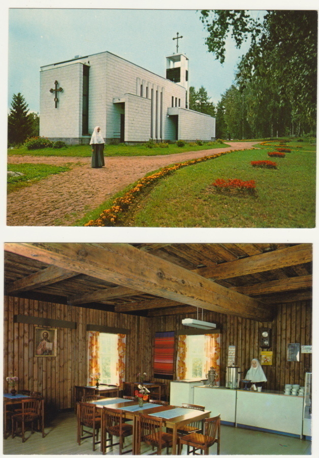 Heinävesi Lintulan luostari 2 korttia