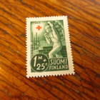 suomi pm pr 1945 1+0,25 tiili-jänis ei leimaa - pikkukuva 1