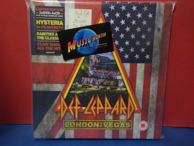 DEF LEPARD - LONDON TO VEGAS EU 2020 M-/M- 4CD + 2DVD BOKSI