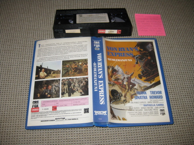 Von Ryan's Express - Kuolemanjuna-VHS (FIx, Showtime, 1965)