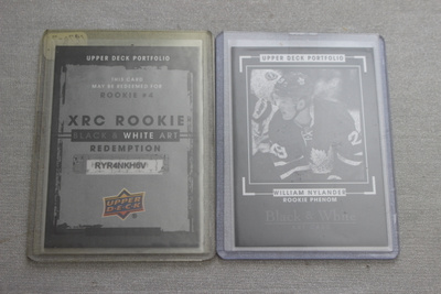 2015-16 UD Portfolio Black White Art Rookie William Nylander