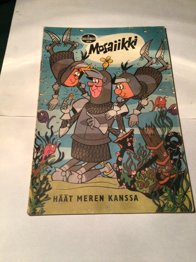 Mosaiikki sarjakuvalehti  6/65 mosaik comicheft