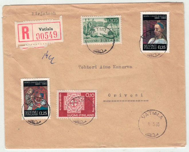 1965 kaunisleimainen R-kirje