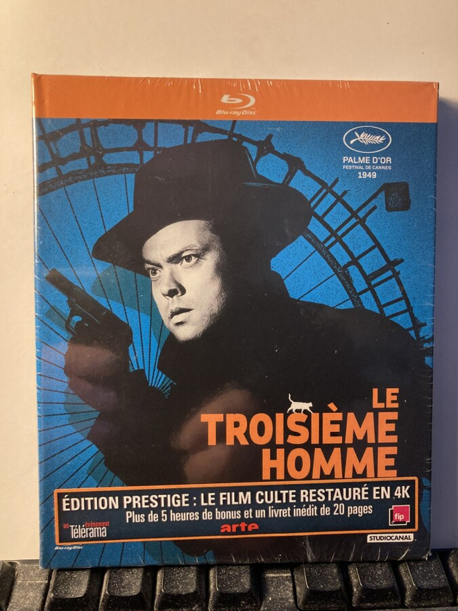 THE THIRD MAN, BluRay, Reed, Cotten, Welles, muoveissa
