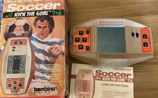 Vintage Bambino Soccer Electronic Handheld Arcade Game