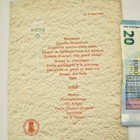 VANHA Menu SYP Yhdyspankki 1909 Juhlaillallinen KOMEA - pikkukuva 1
