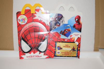 Mcdonalds's Happy meal laatikko spider-man 2