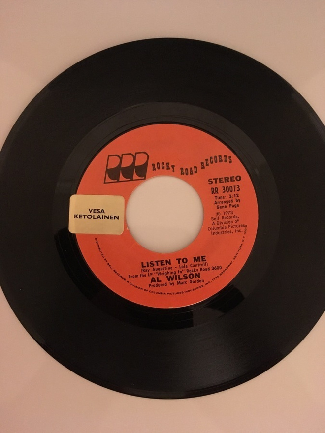 (7") Al Wilson - Show And Tell / Listen To Me