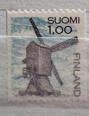 LaPe R917 - Yleismerkki 1983 - Tuulimylly - rullamerkki **