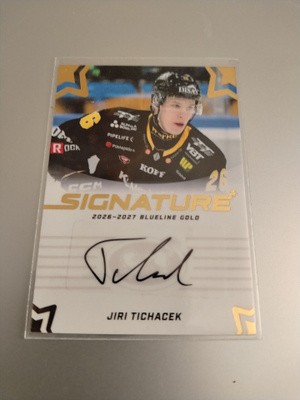 26-27 Blueline Signature Gold Jiri Tichacek /40 Kärpät