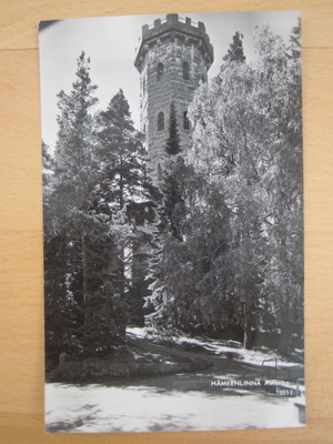 VANHA Postikortti Hämeenlinna 1950-l Alkup. Mallikappale