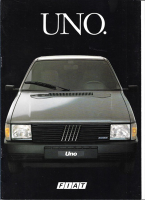 1988 Fiat Uno esite - suom - KUIN UUSI - 22 sivua