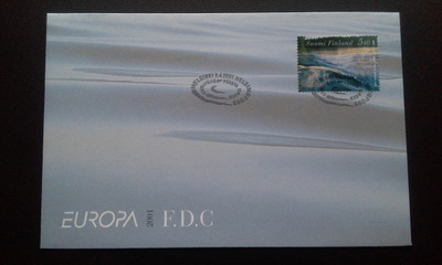 FDC Eurooppa-merkki 2.4.2001 LaPe 1561