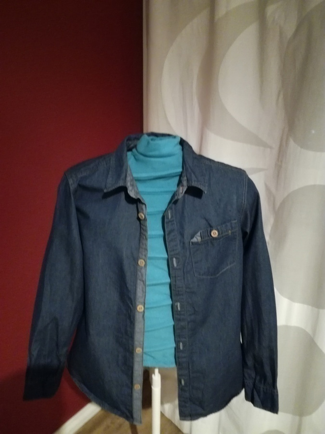 Zara Boys denim siisti paita kauden juhliin kokoa 152cm