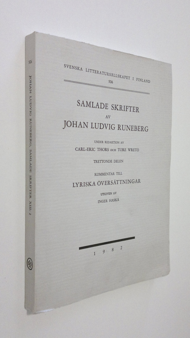 Johan Ludvig Runeberg : Samlade skrifter av Johan Ludvig ...