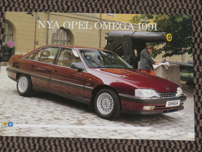 1991 Opel Omega esite - KUIN UUSI