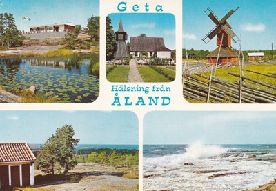 KIRKKOKORTTI - ÅLAND - GETAN KIRKKO - 1