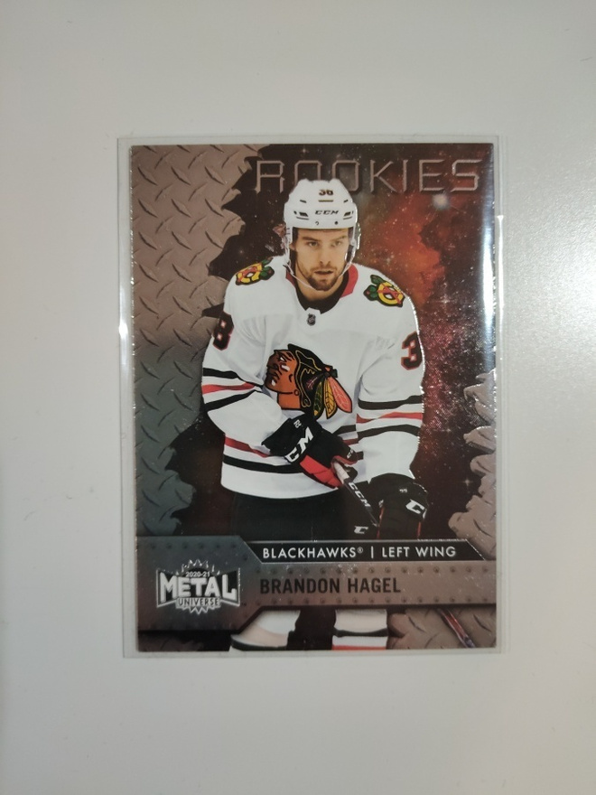 2020-21 SkyBox Metal Universe #116 Brandon Hagel RC