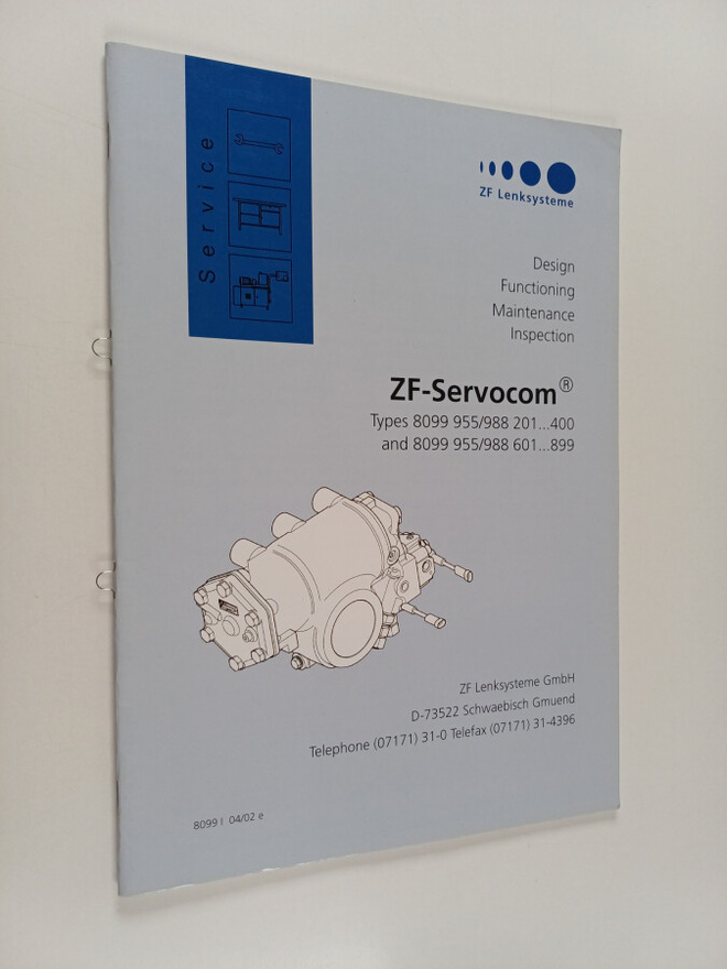 ZF-Servocom - Types 8099 955/988 201...400 and 8099 955/9...