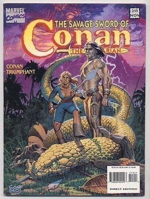 The Savage Sword of Conan the Barbarian No. 215 Nov 1993