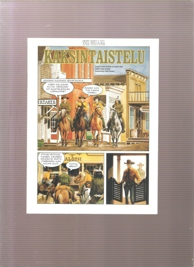 TEX WILLER Tilaajalahja 2002-2003: KAKSINTAISTELU, K4