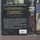 Rice, Anne: Vampyyri Lestat, Otava 1993, skp., kunto K3 - pikkukuva 2