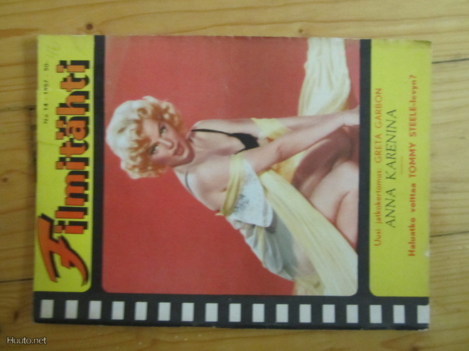 FILMITÄHTI NUMERO 14 1957 GINA LOLLOBRIGIDA TEIJA SOPANEN