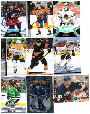 9 x SUOMI NHL mm. LAINE, PULJUJÄRVI, LANKINEN......