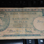 Indonesia 100 Rupiah ND1957 P51 VG - pikkukuva 1