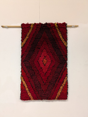 Retro ryijy 80x130 cm