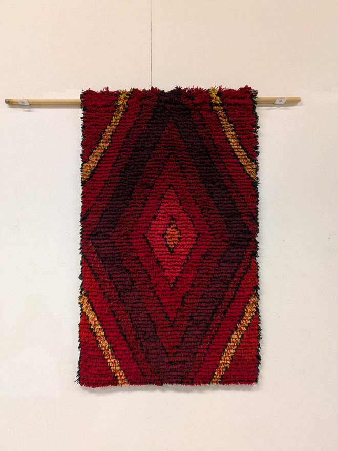 Retro ryijy 80x130 cm