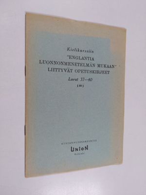 Kielikurssiin "Englantia luonnonmenetelmän mukaan" liitty...
