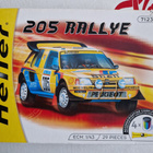 Heller 1/43 Peugeot 205 Rallye Rally Car - pikkukuva 1