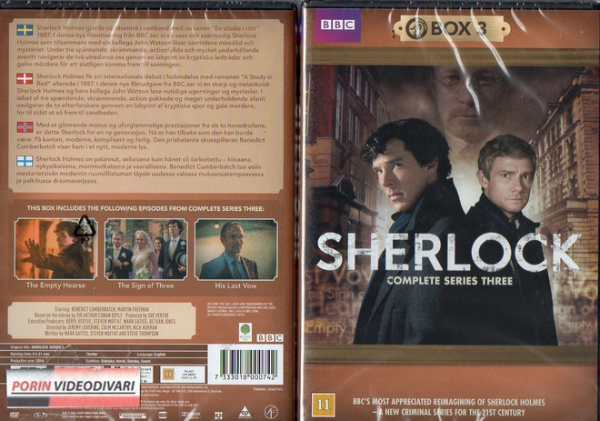 Sherlock 3 Kausi	(52 625)	UUSI	-FI-	DVD	nordic,	(2)	benedict