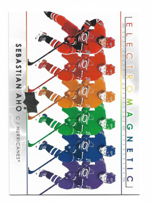 2021-22 Upper Deck Electromagnetic #EM-7 Sebastian Aho