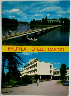 SAVONLINNA/Kylpylä-Hotelli Casino-KULKEMATON POSTIKORTTI