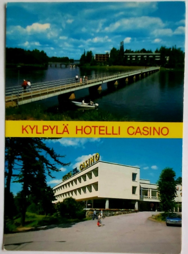 SAVONLINNA/Kylpylä-Hotelli Casino-KULKEMATON POSTIKORTTI