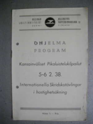 Kansainväliset Pikaluistelukilpailut 5-6.2.38 (10.11)
