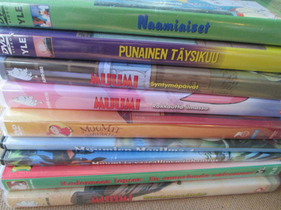 Muumipaketti yhdeksän levyä 9DVD