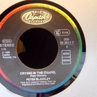 PETER BLAKELEY  ::  CRYING IN THE CHAPEL :: VINYYLI 7"  1989 - pikkukuva 3