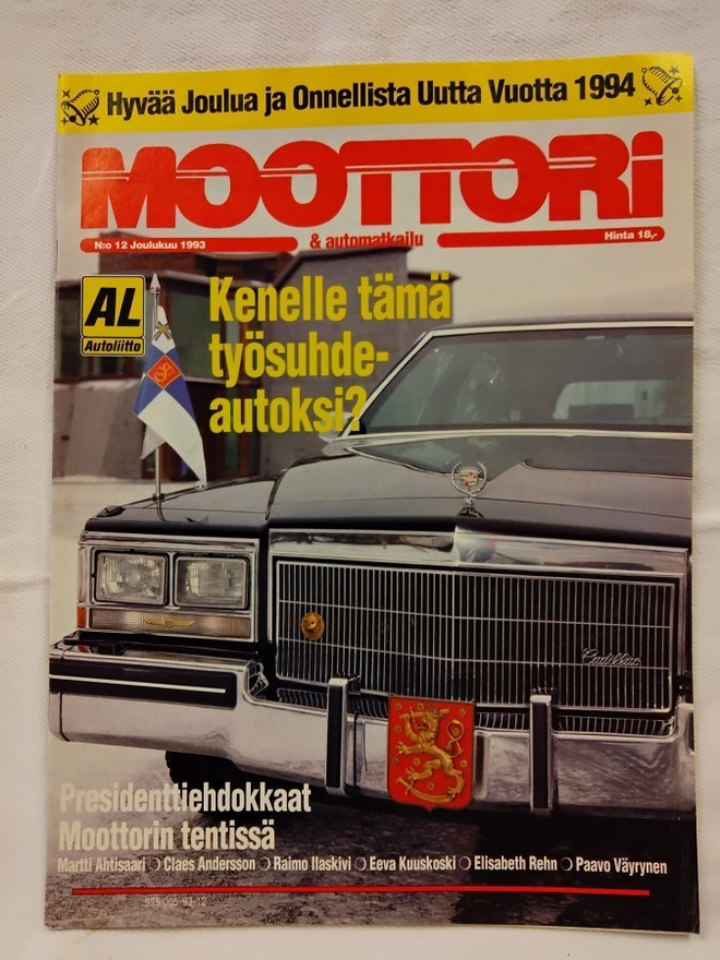 Moottori & automatkailu No 12 joulukuu 1993