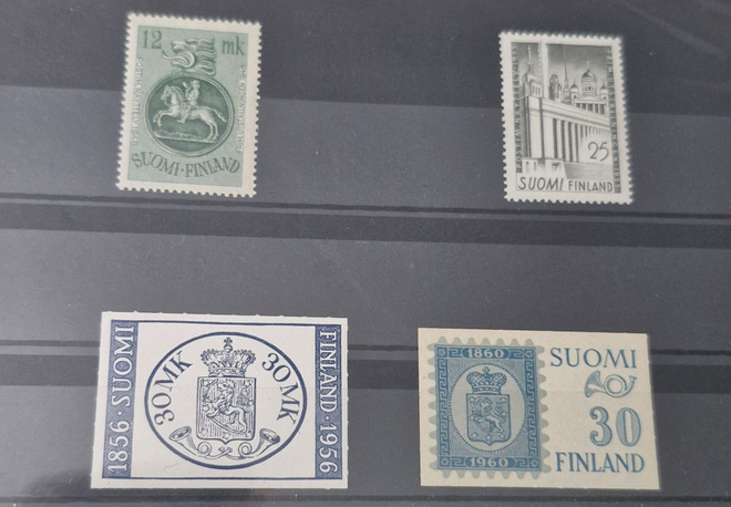 1948 JA 1955 JA 1956 JA 1960 NÄYTTELY MERKIT **