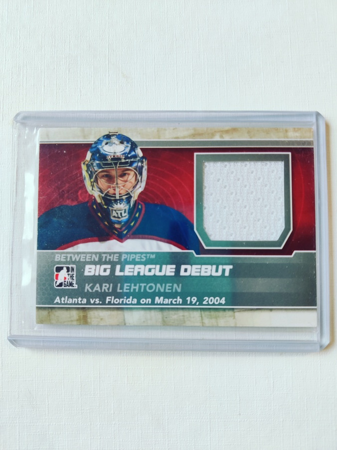 Kari Lehtonen - 12-13 BTP Big League Debut Silver Jersey